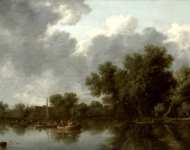 Salomon van Ruysdael - River Scene